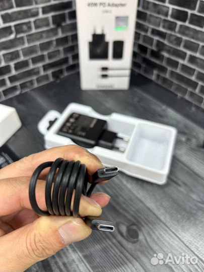 Зарядка samsung 45w Pd adapter с кабелем