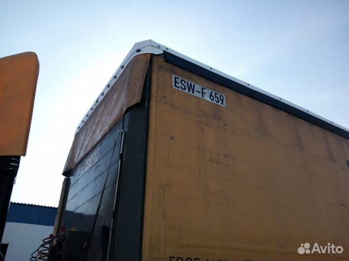 Тент на сдвижную крышу полуприцепа