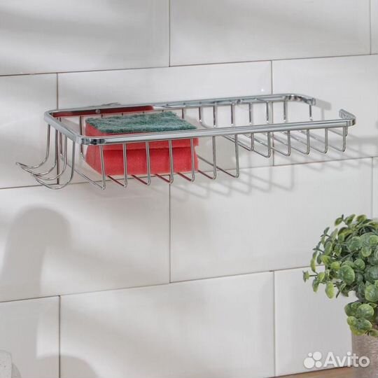 Подставка для губок и моющего средства навесная, 2