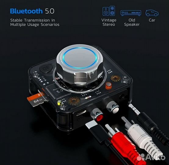 Беспроводной стерео адаптер Bluetooth