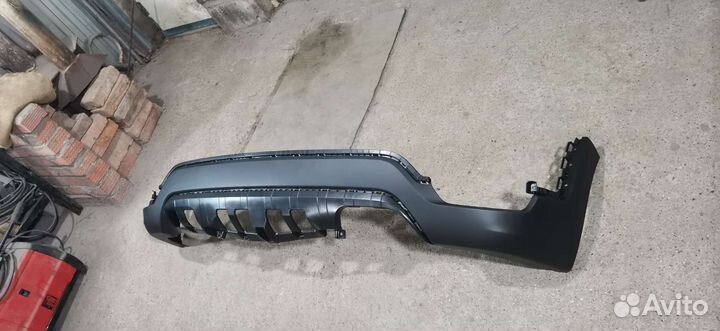 Новый диффузор заднего бампера Kia Rio X-Line