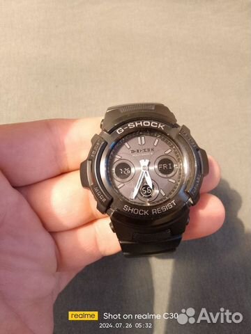 Часы Casio g shock AWG M100B