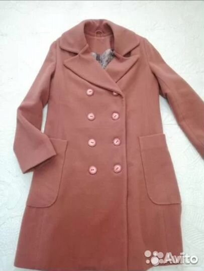 Пальто на осень, цвет- молочная карамель