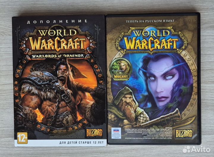 7 cd с игрой WOW. Warcraft