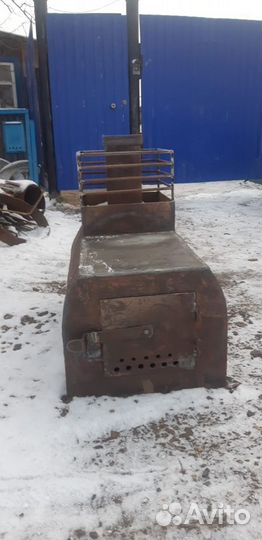 Печь для бани дровяная из трубы