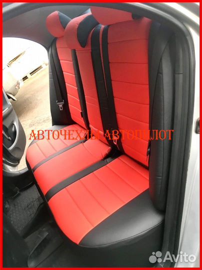 Чехлы Автопилот Toyota Corolla 10 из экокожи