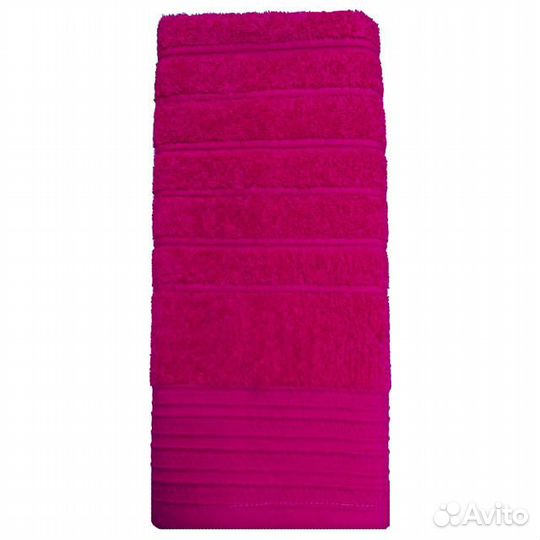 Полотенце махр. Страйп 50х90см цикламеновое, арт.С