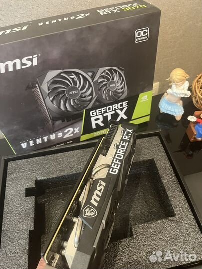 Rtx 3070 MSI ventus 2x 8gb (пломба)