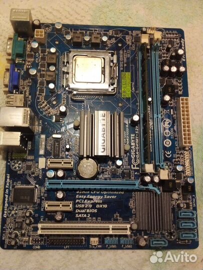 Комплект мать+проц+оператива+видеокарта