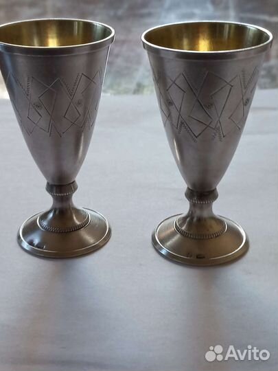 Рюмка серебро проба 875