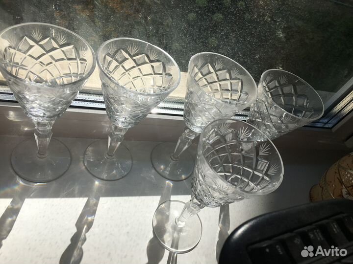 Фужеры хрустальные СССР