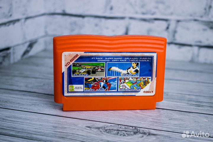 Игры картриджы для dendy (денди) KD-6258 YH 48 in