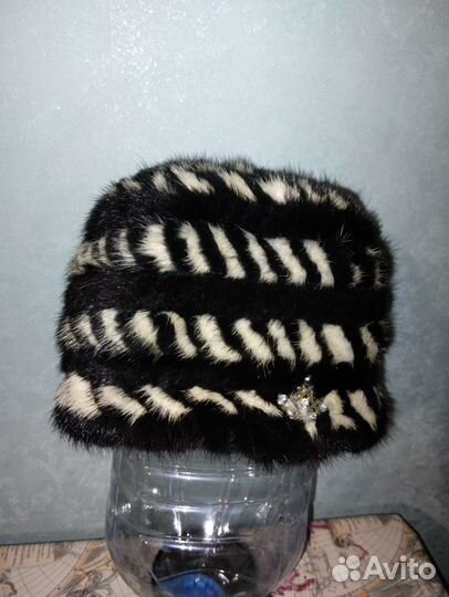 Шапка женская натуральный мех