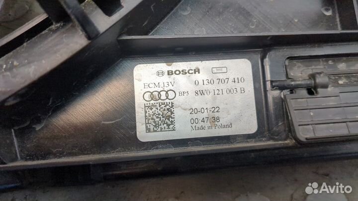 Вентилятор радиатора Audi A4 (B9) 2019, 2022