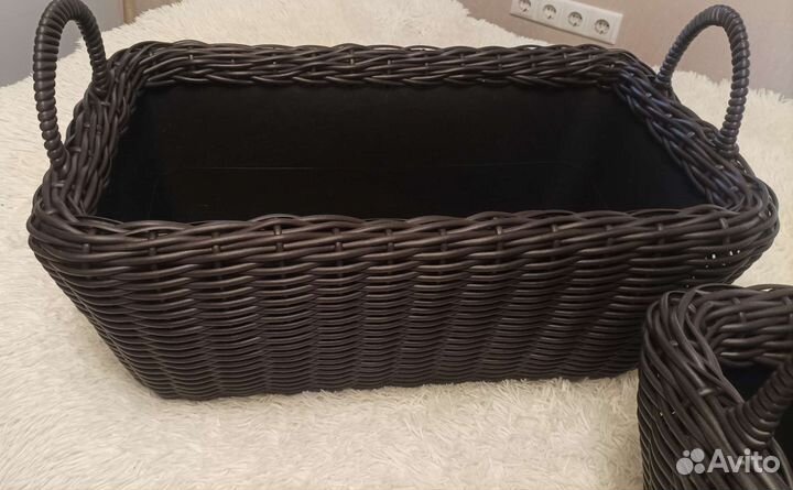 Корзина с ручками,дровница