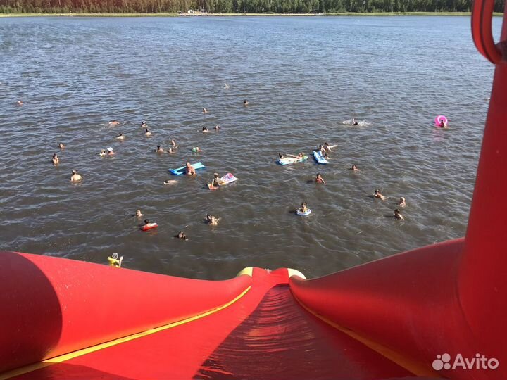 Атракцион надувная водная горка