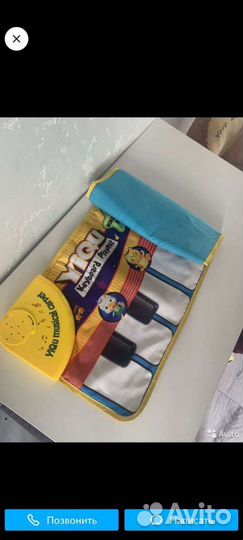 Музыкальное пианино коврик