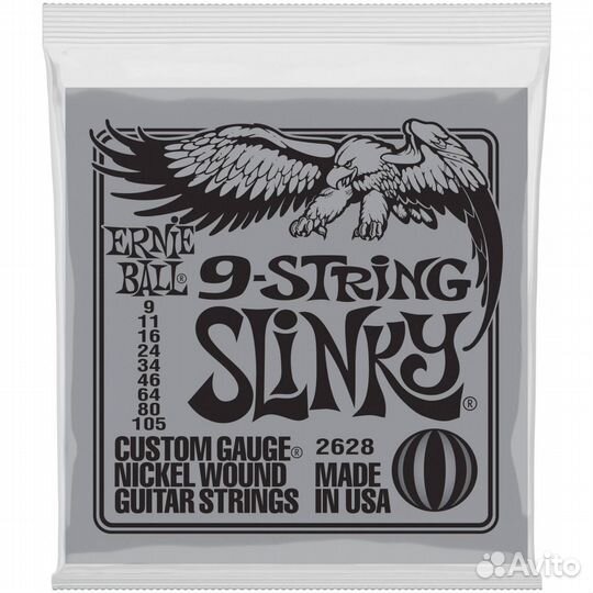 Струны для электрогитары Ernie Ball 2628 Nickel Wo