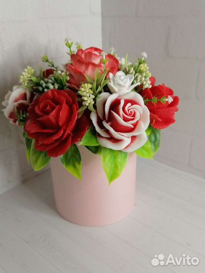 Букеты из мыла ручной работы