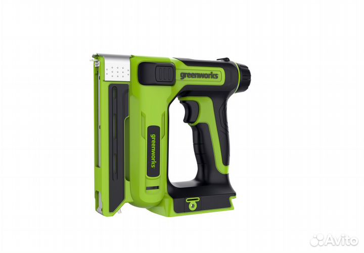 Степлер Greenworks G24CS10, 24v, без акб и зу