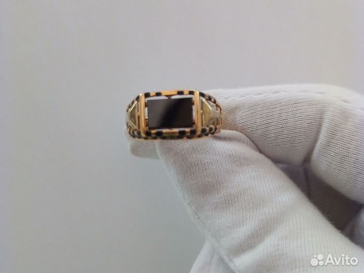 Золотое кольцо 585', вес 3,49гр. арт. А000121