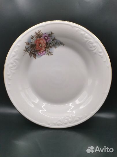 Тарелка Блюдо Большая Фарфор Туймазинский СССР