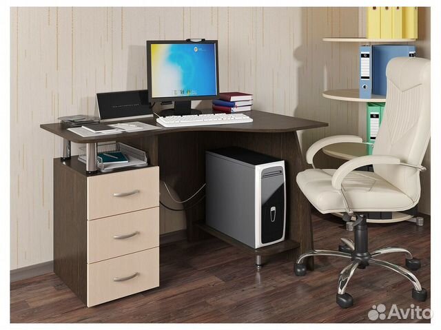 Стол компьютерный Лорд NEW Венге/лоредо