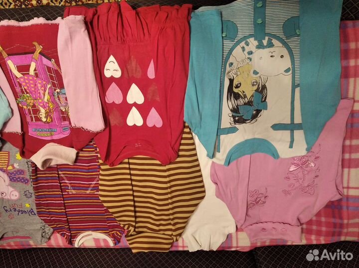 Лонгсливы пакетом на девочку