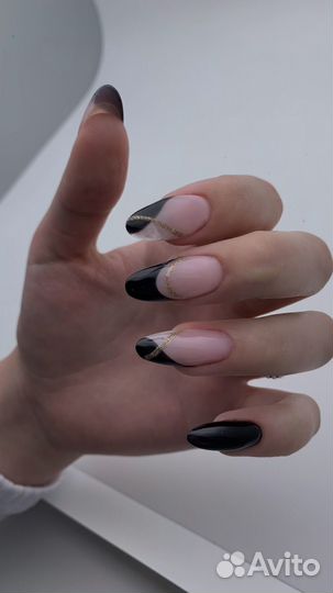 Маникюр с укреплением, гель-лак, наращивание