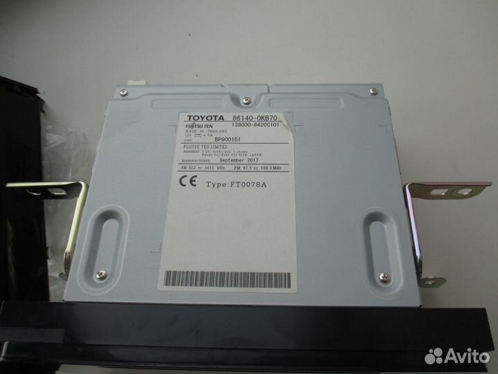 Штатная магнитола для Toyota Fortuner, Hilux