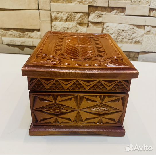 Шкатулка деревянная СССР