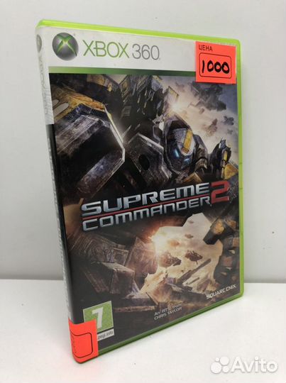 Диск Supreme commander 2 для Xbox 360