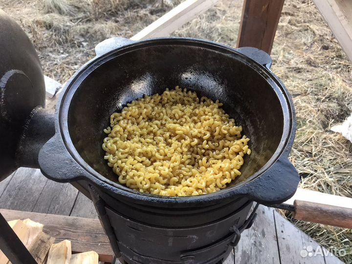 Казан чугунный 8 литров