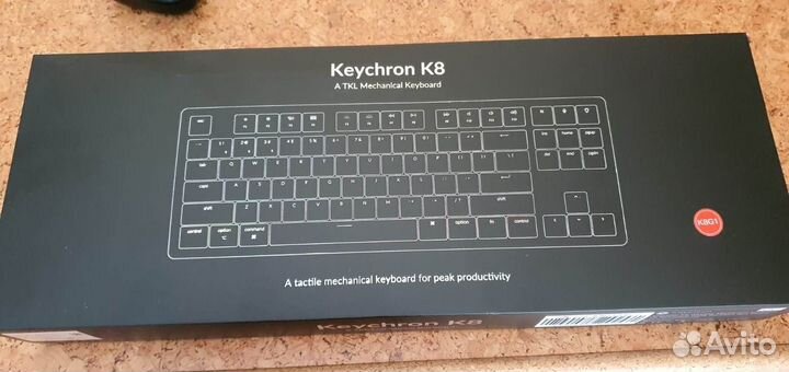 Клавиатура проводная+беспроводная Keychron K8 K8G