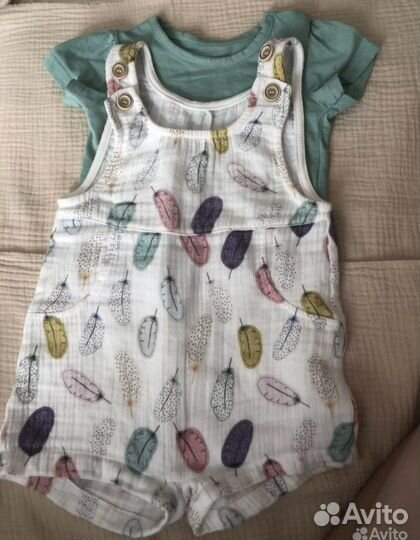 Летние вещи пакетом на девочку 62-68