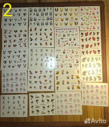 Наклейки для ногтей (слайдеры)