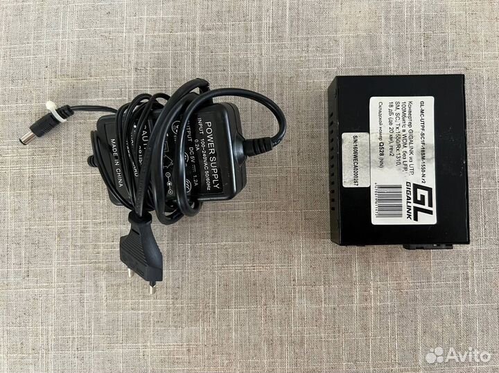 Медиаконвертер gigalink GL-MC-utpf-SC1F-18SM-1550