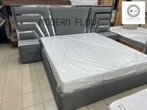 Кровать с мягким изголовьем от производителя