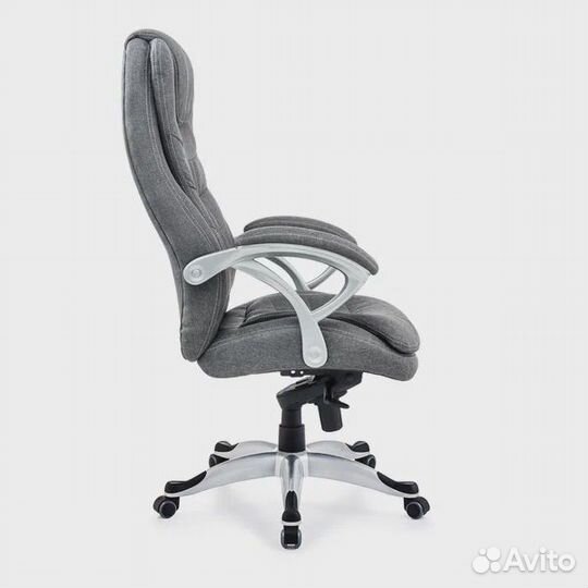 Кресло Патрик Patrick (до 250 кг.) серая ткань