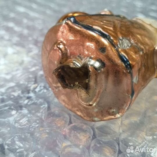 Ёлочная игрушка СССР на прищепке Дед мороз