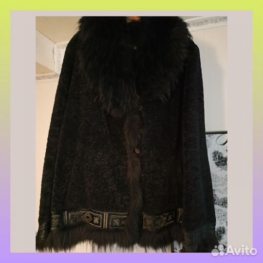 Полушубок натуральный авто-леди 48-52 размер