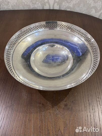 Ваза для фруктов серебрение