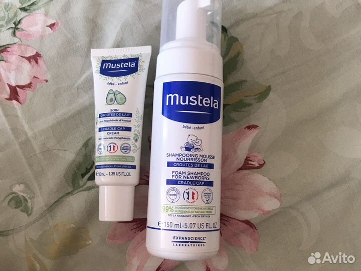 Шампунь + крем от молочных корочек