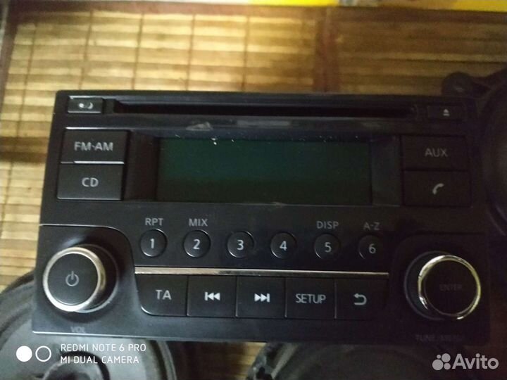 Магнитола+колонки+накладка консоли Ниссан Кашкай