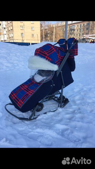 Коляска санки
