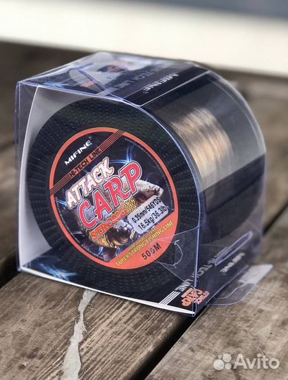 Карповая Леска Attack Carp Strong 0.35 mm 500m