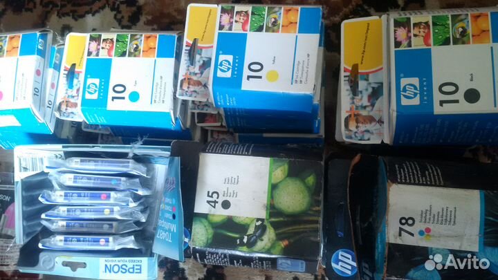 Картриджи HP 10