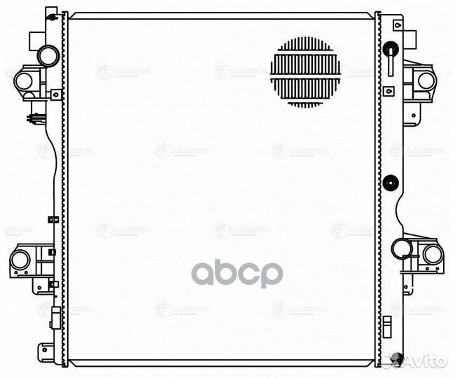 Радиатор системы охлаждения для а/м Toyota Land