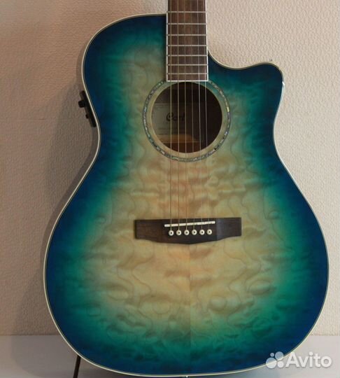 Электро-акустическая гитара Cort GA-QF-CBB