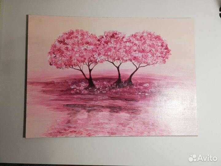 Картина Сакура Авторская